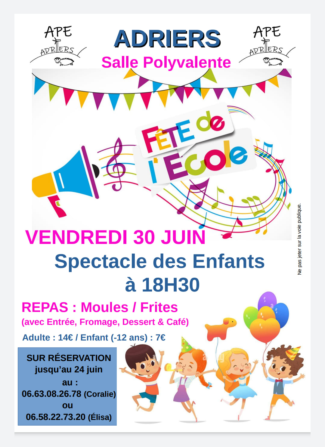 fete école